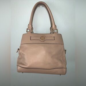 Tory Burch Taupe Leather Handbag